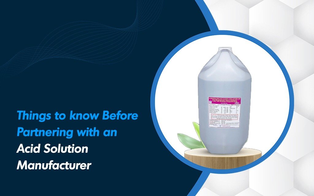 Concentrated Acid Solution Manufacturer In Tamilnadu